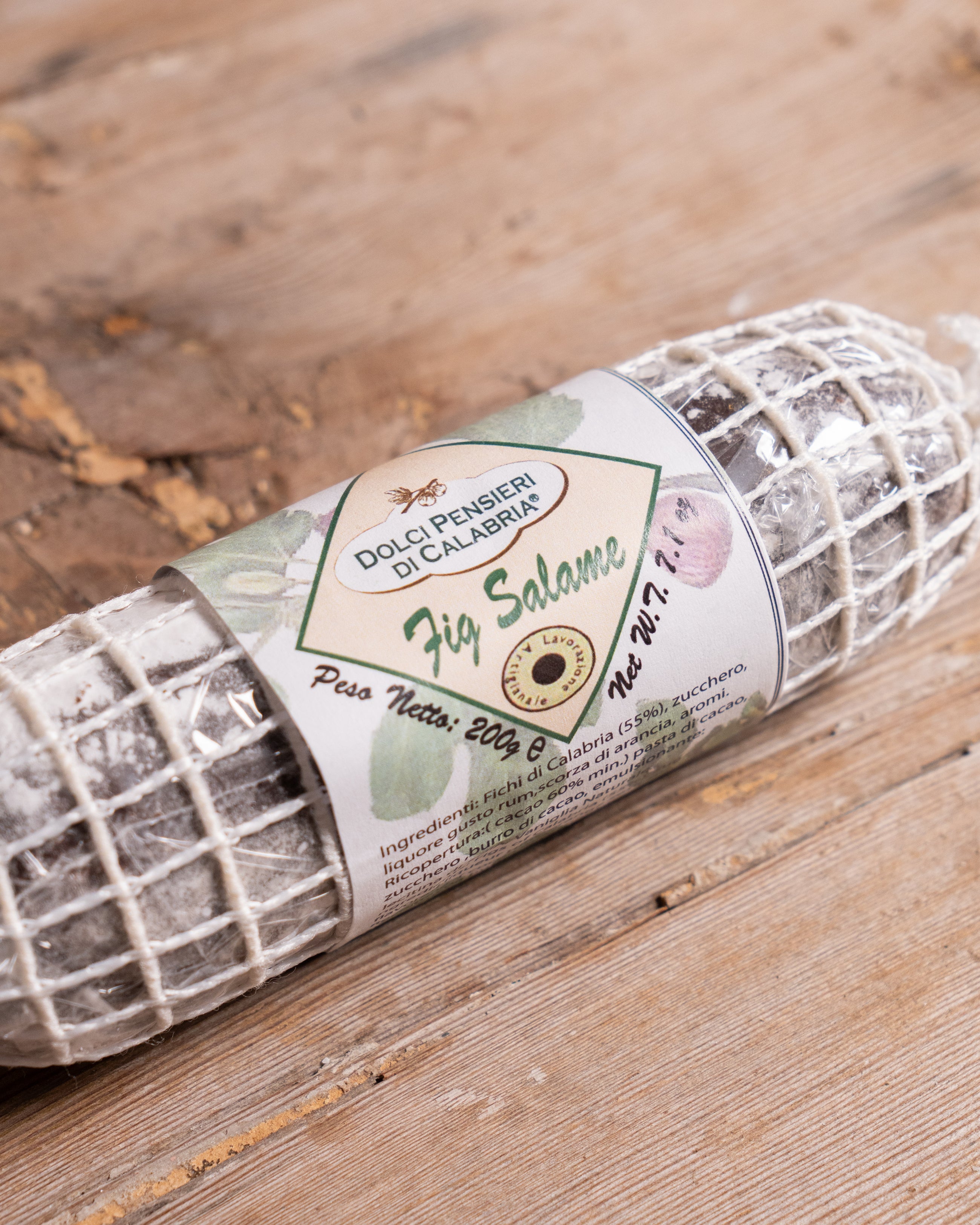 Fig and Rum Chocolate Salami