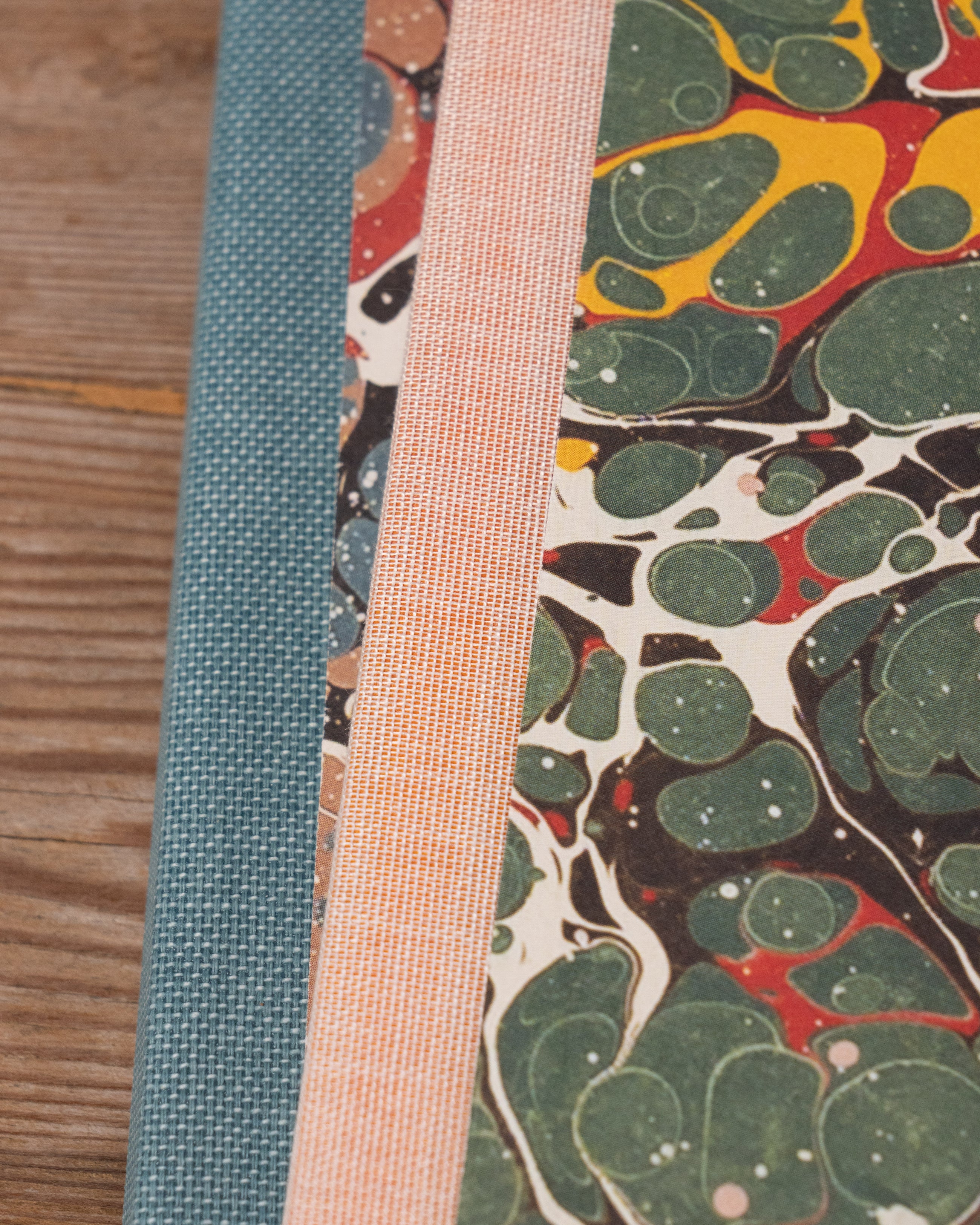 Marbled notebooks