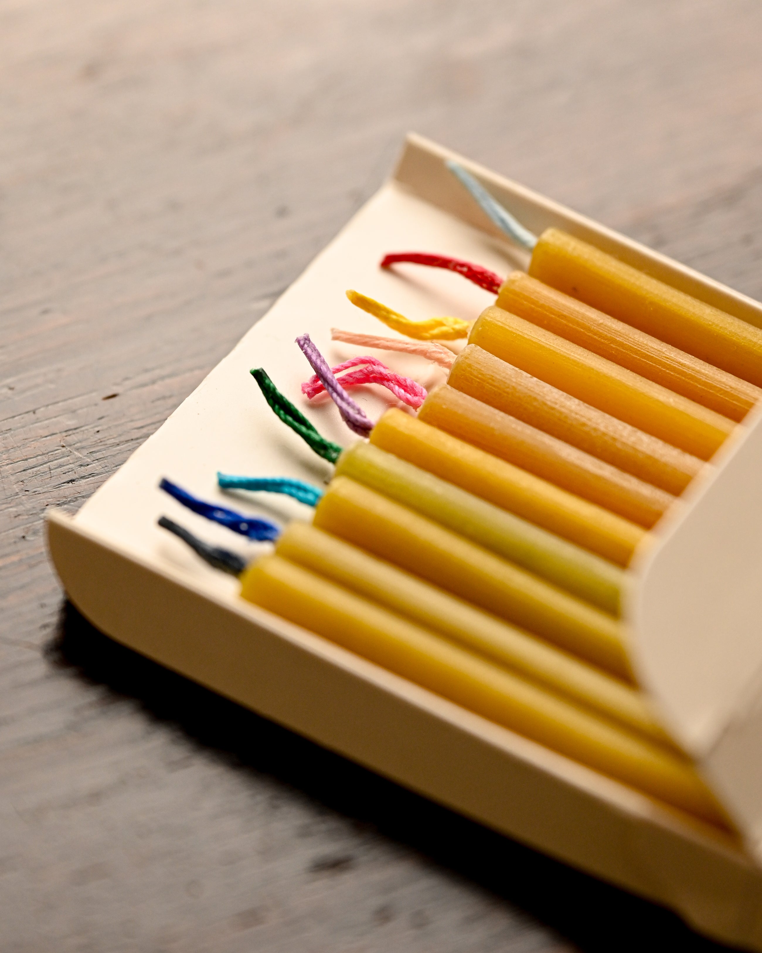 Slim Beeswax Candles