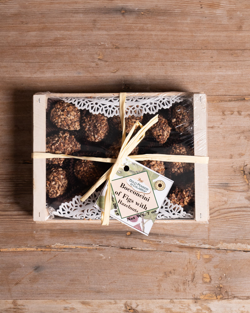 Chocolate Candied Figs with Hazelnuts