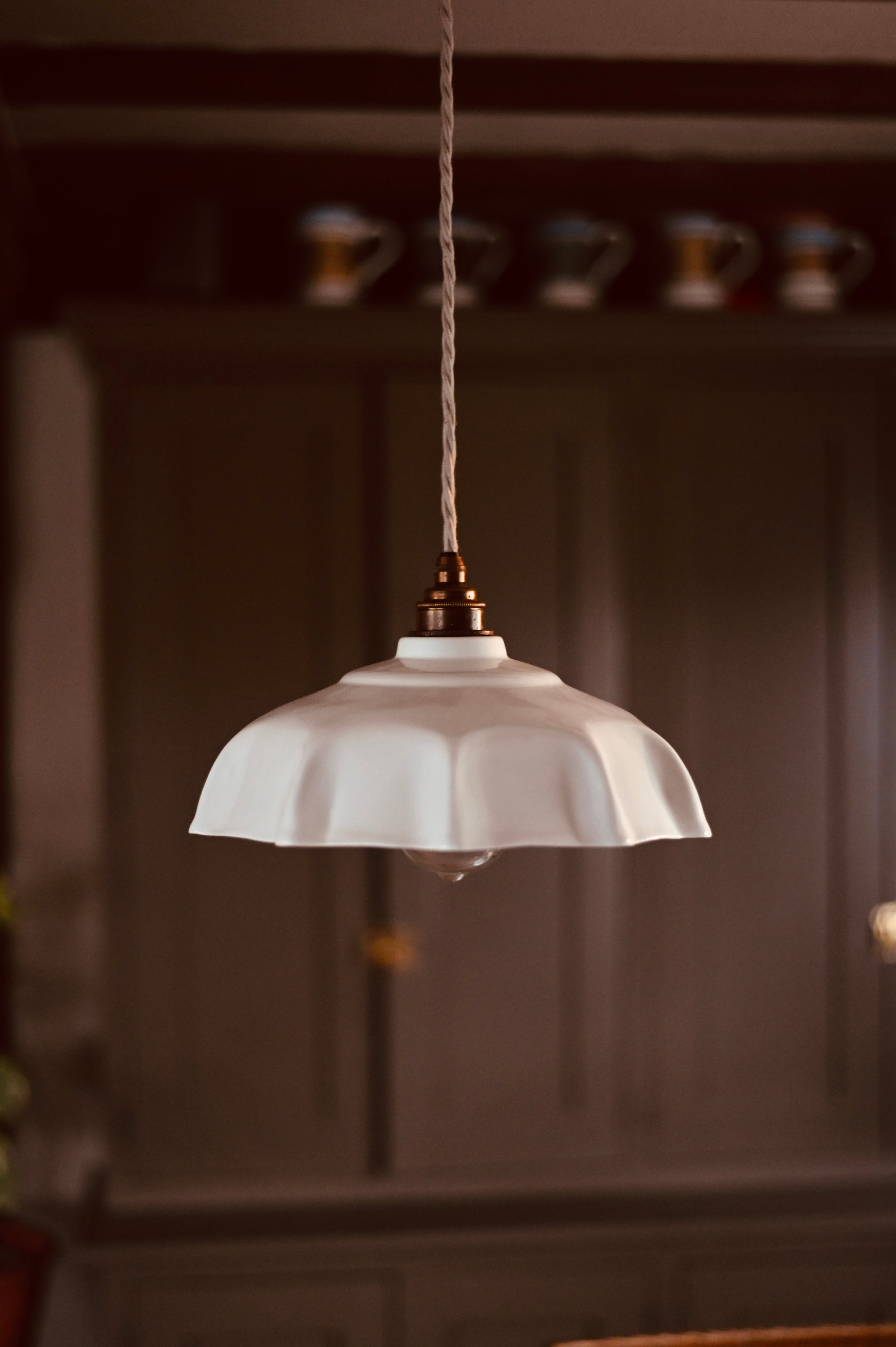 Bone China Pendant Light