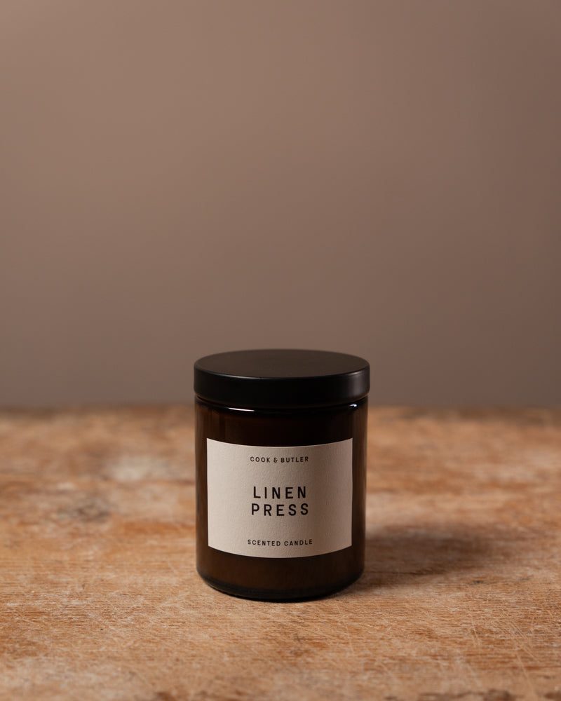 Linen Press Scented Candle