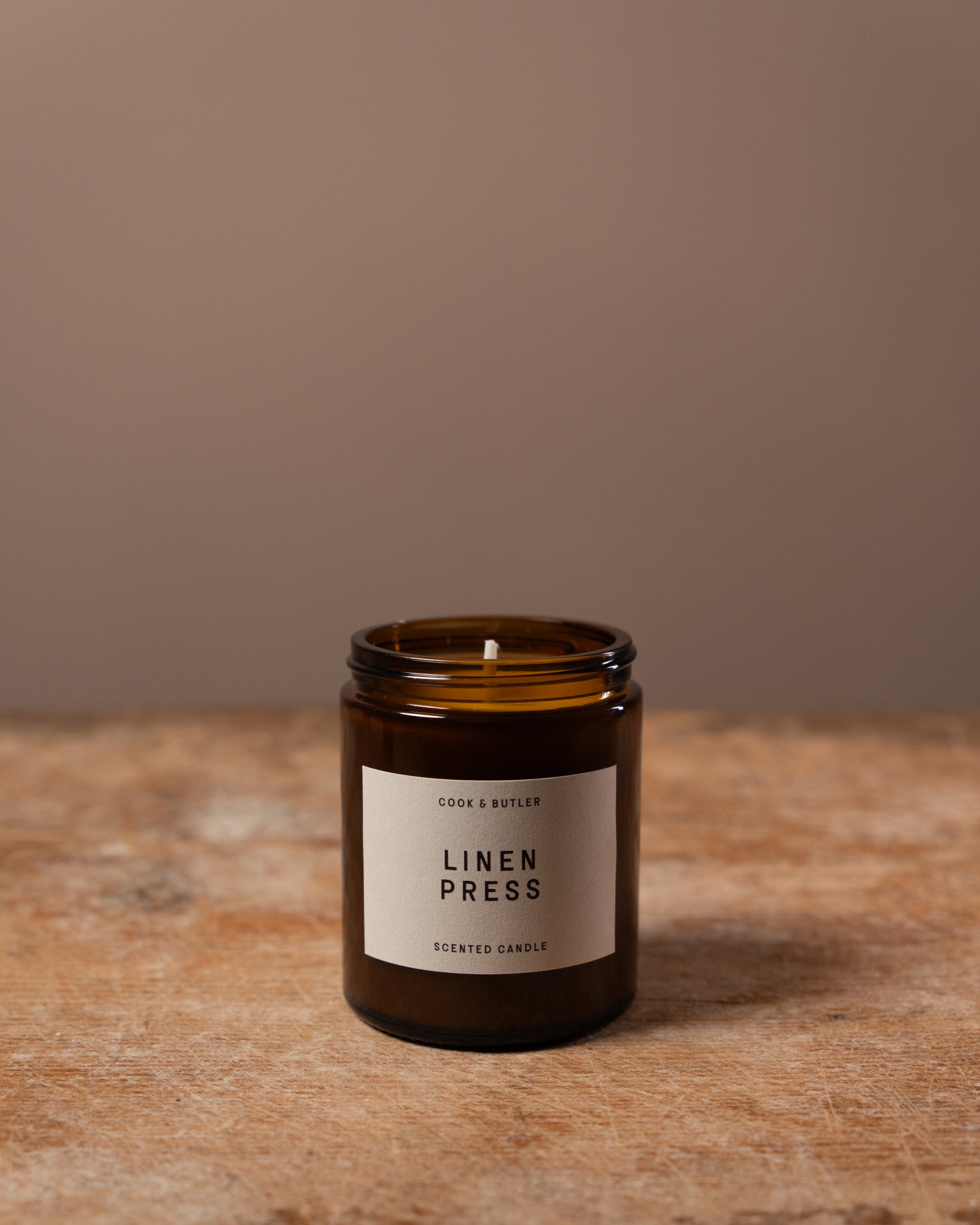Linen Press Scented Candle