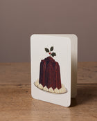 Christmas Pudding Greetings Card