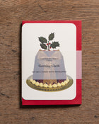 Christmas Pudding Greetings Card