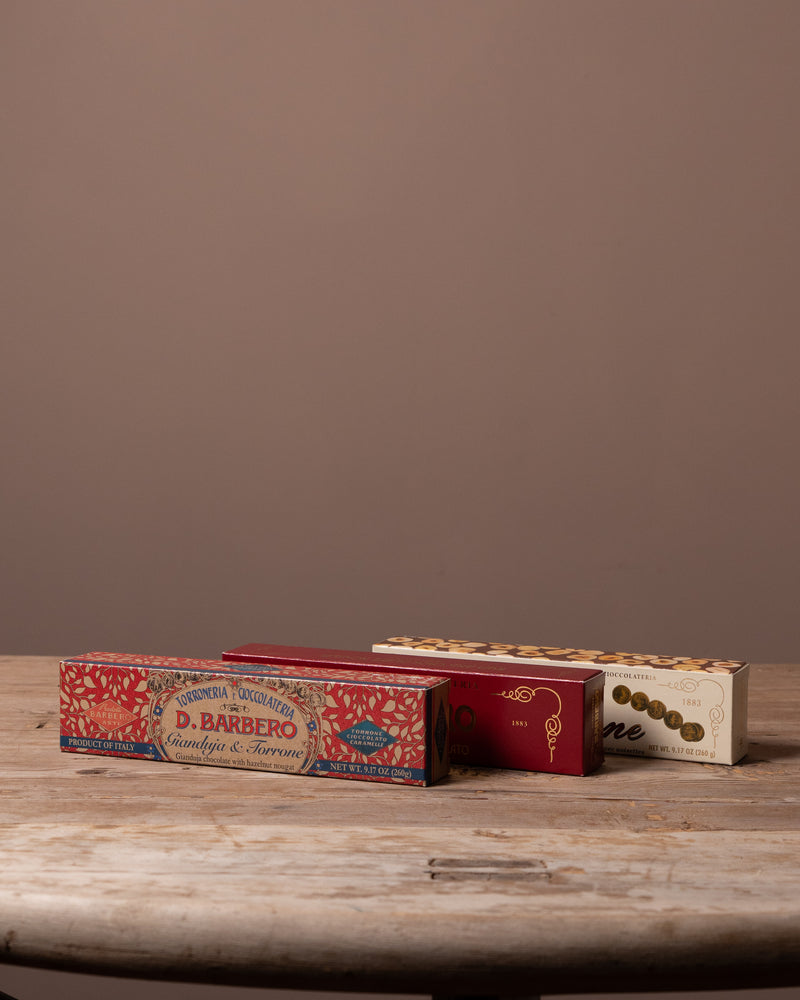 Hazelnut Chocolate with Torrone Pieces