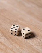 FOUND | Antique Bone Dice (pair)