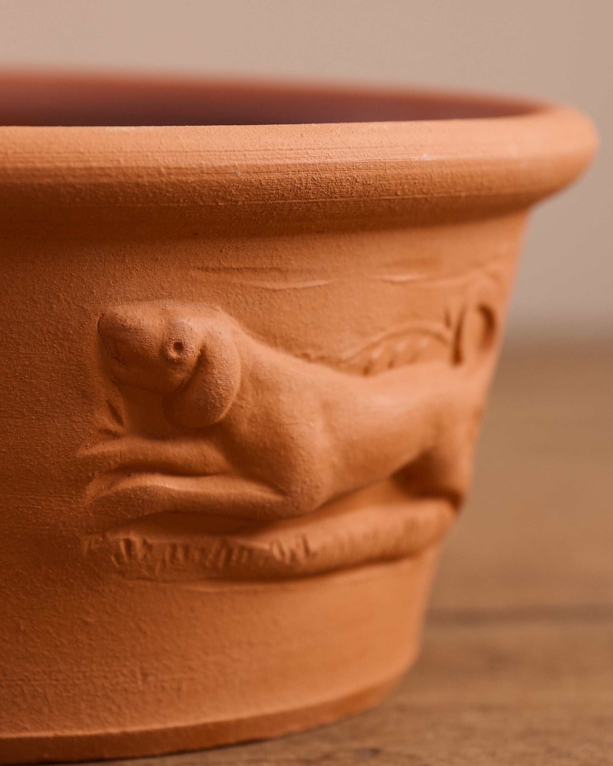 Terracotta Dog Bowl