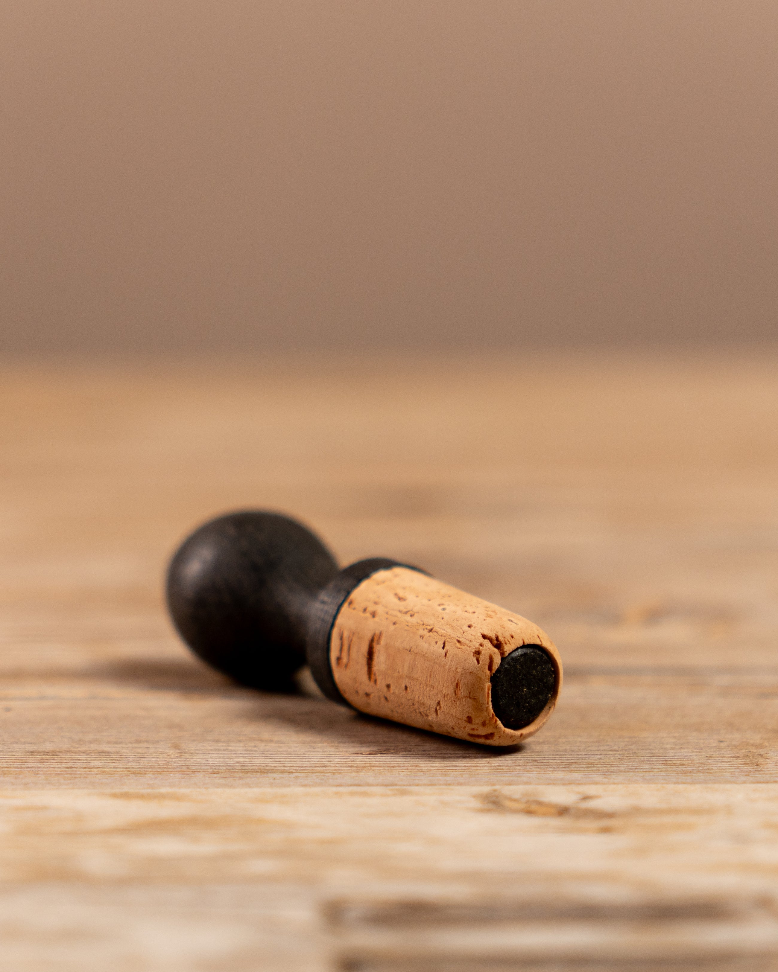 Ebonised Oak Bottle Stop