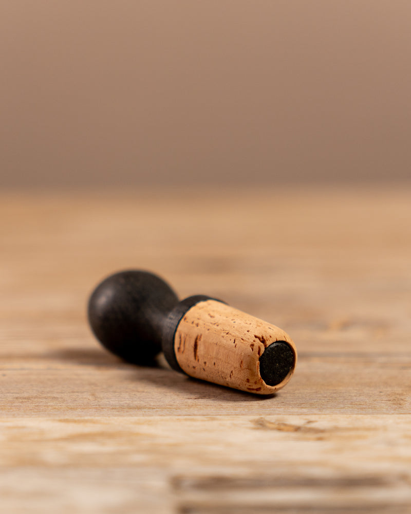Ebonised Oak Bottle Stop
