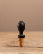 Ebonised Oak Bottle Stop