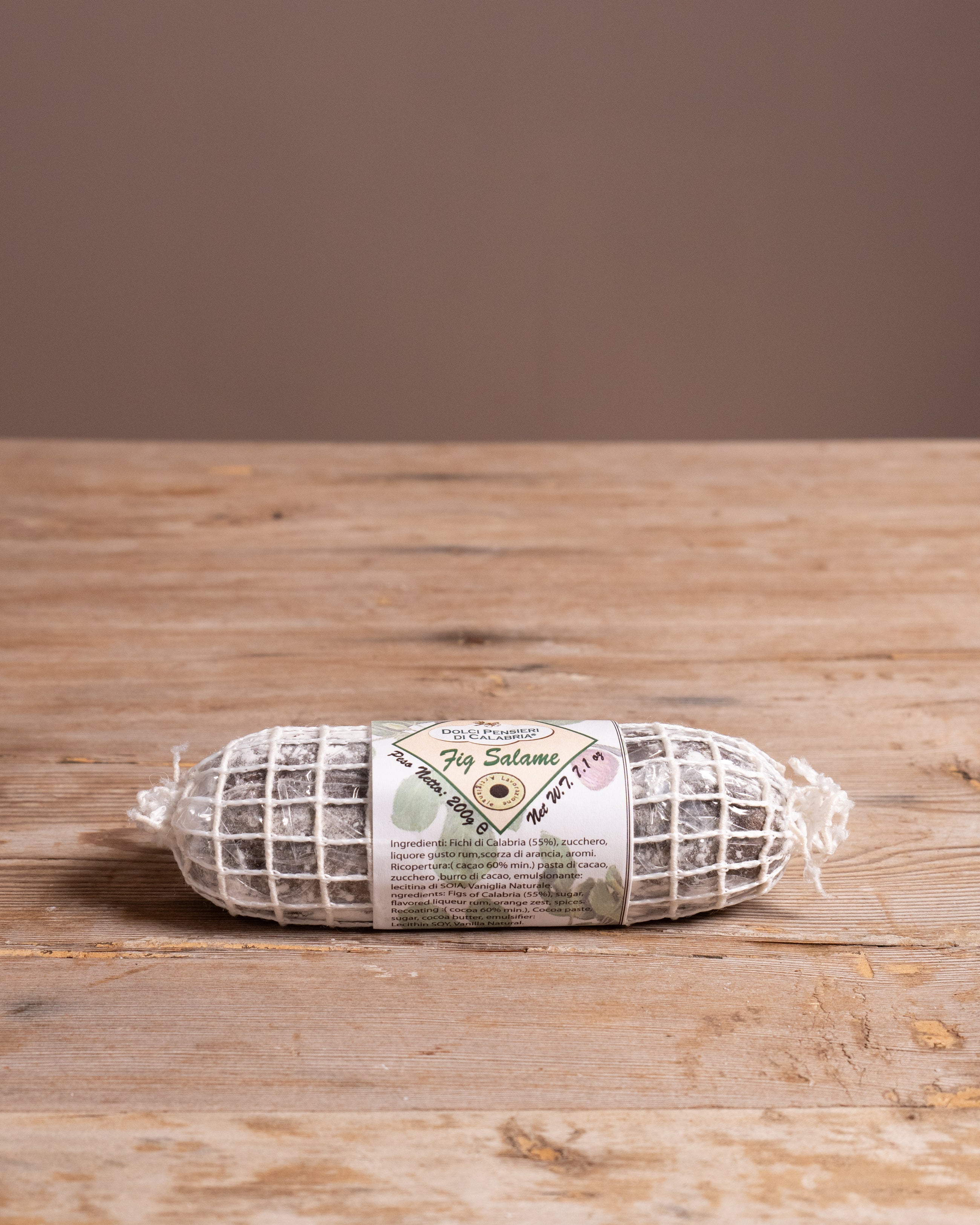 Fig and Rum Chocolate Salami