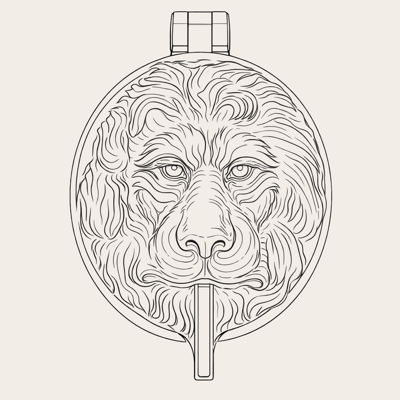 Lion's Head Keyhole Cover