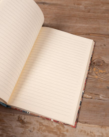 Salmon Spot Marbled Lined Notebook