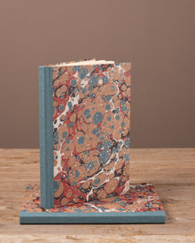 Salmon Spot Marbled Lined Notebook