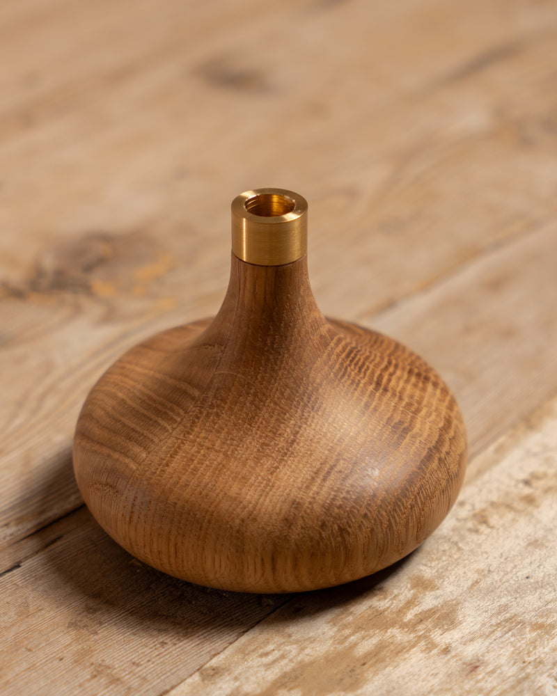 Oak Candle Holder