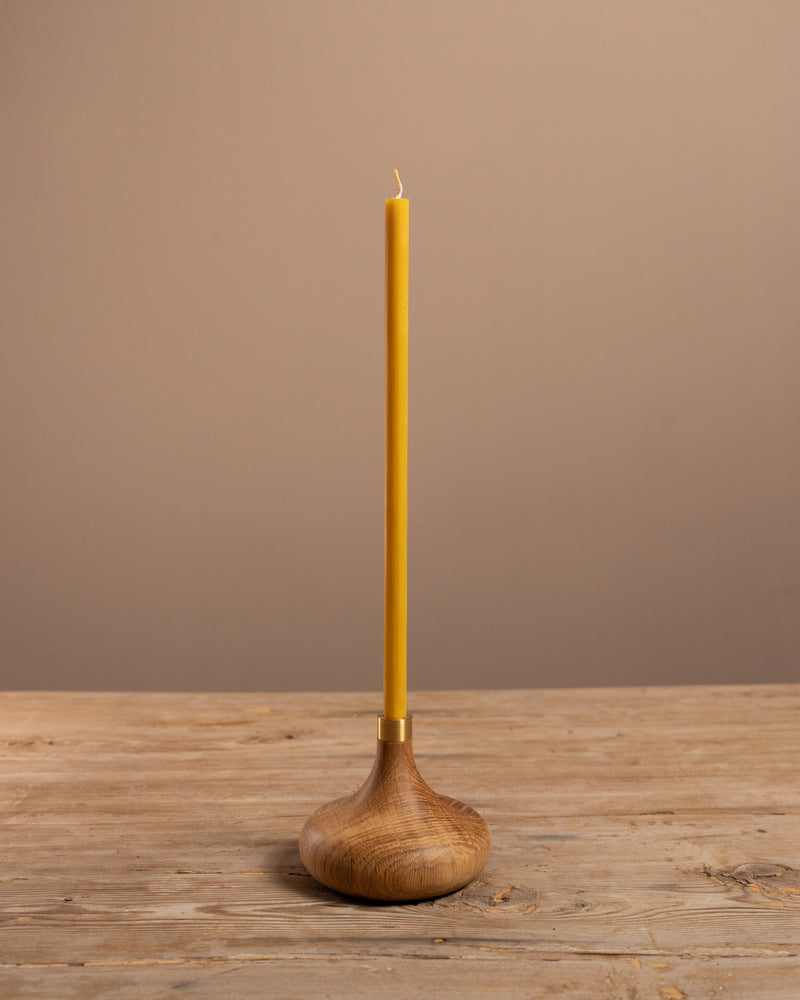 Oak Candle Holder