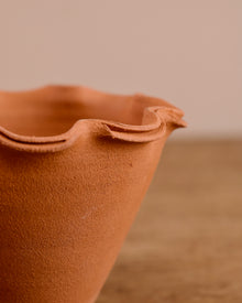 Scalloped Terracotta Pot