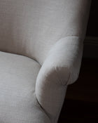 FOUND | 19th Century French Canapé in Natural Linen