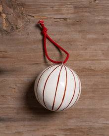 Hand-Painted Papier-Mâché Bauble