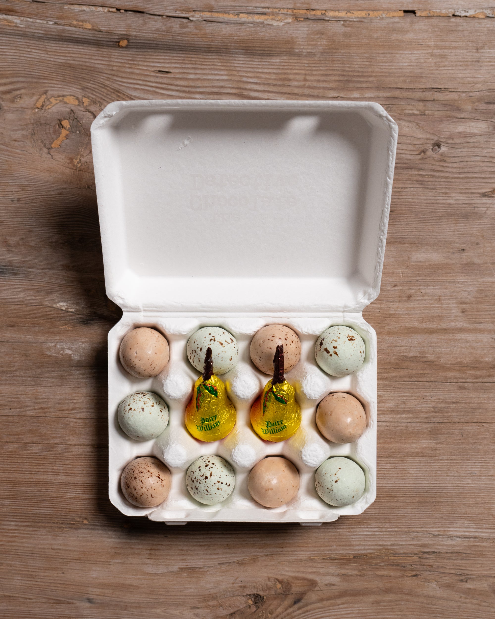 Tipsy Partridge in a Pear Tree Chocolate Eggs & Pear Liqueurs