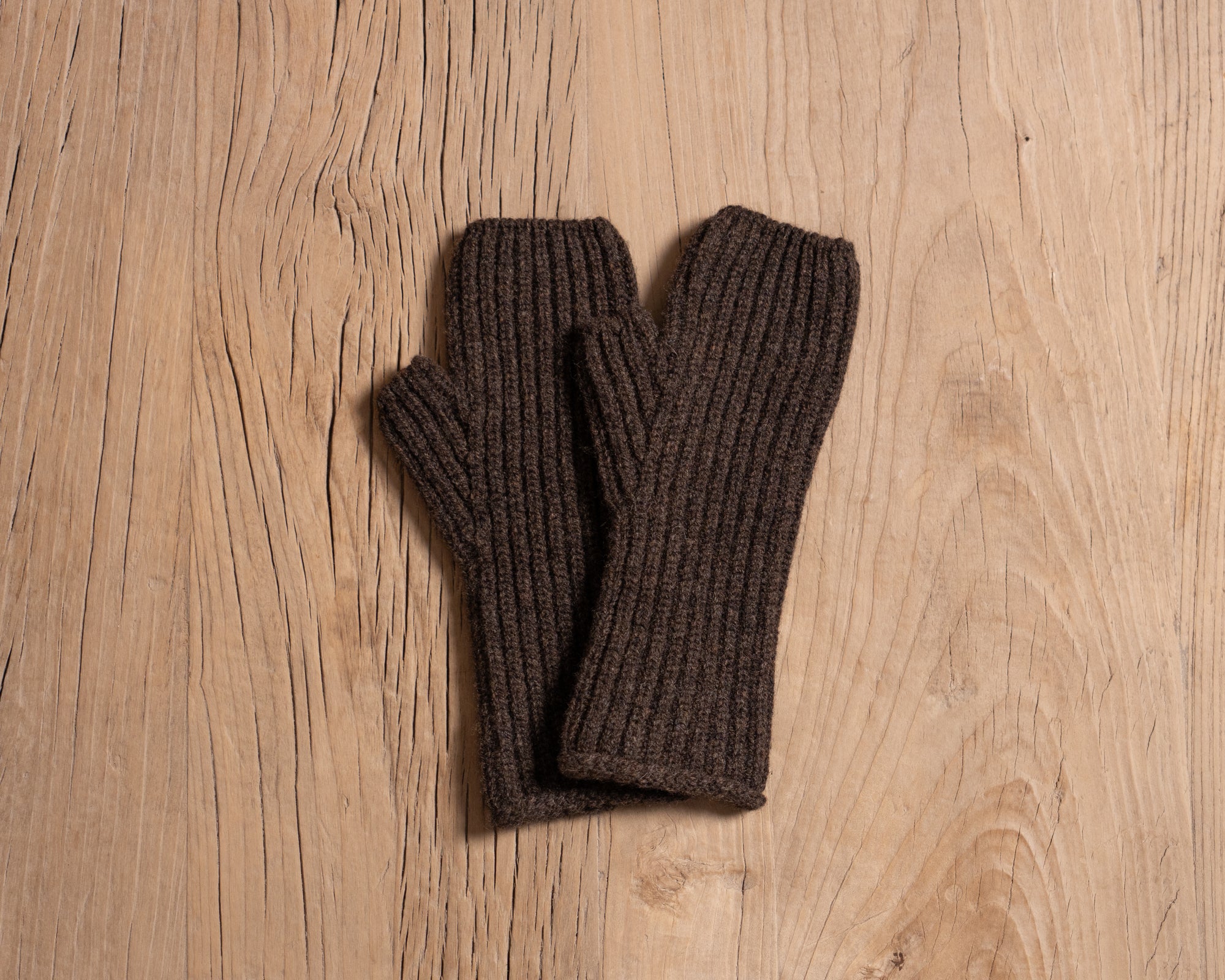 Lambswool  Ribbed Wrist Warmer