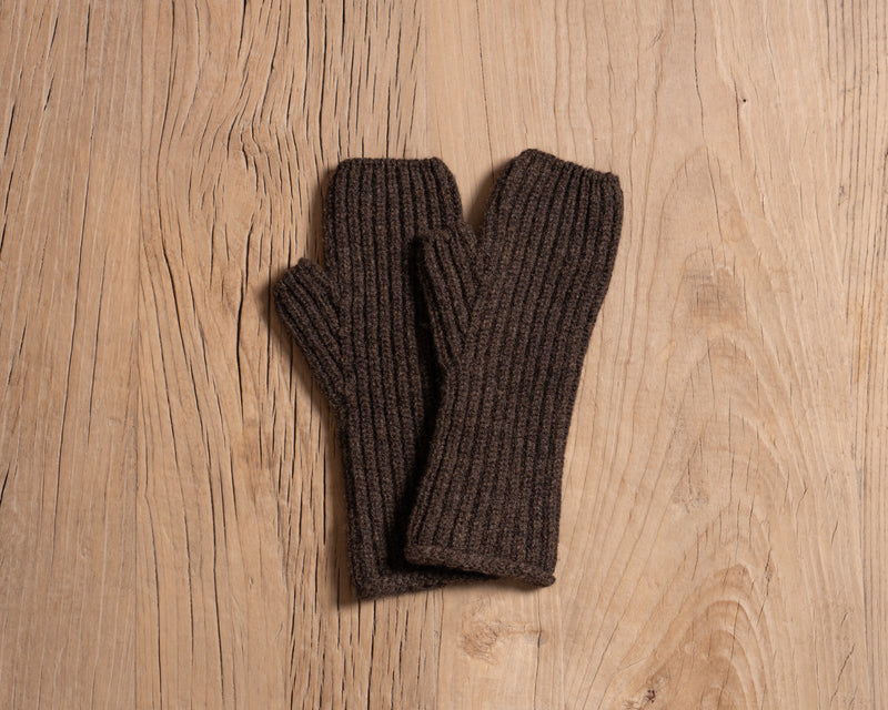 Lambswool  Ribbed Wrist Warmer
